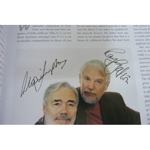 661 - An Only Fools and Horses book with many signatures including John Sullivan, Kenneth McDonald x2, Rog... 