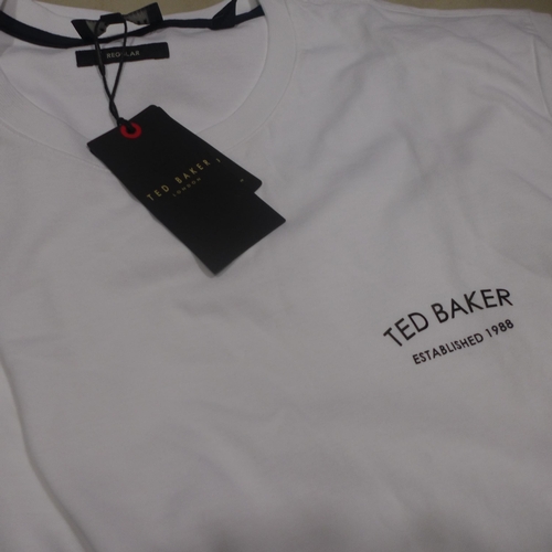 6248 - 8x Ted Baker white T-shirts, various sizes (336-73003) *This lot is subject to Vat