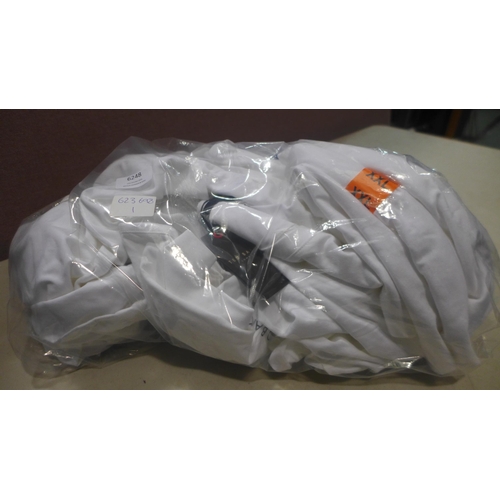 6248 - 8x Ted Baker white T-shirts, various sizes (336-73003) *This lot is subject to Vat