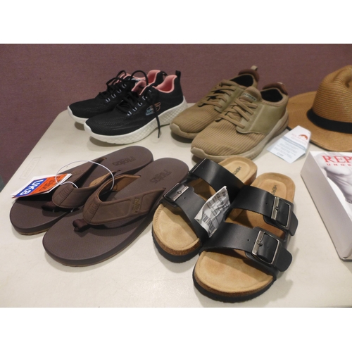 6252 - Quantiy of mixed clothing to include, Replay underwear, Skechers trainers, Fedora, etc. various size... 