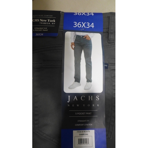 6253 - 9x Jachs straight fit 5 pocket trousers, Navy (size 38x34) (336-73003) *This lot is subject to Vat