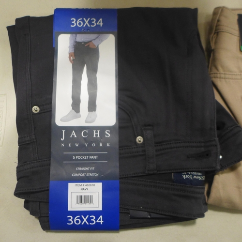 6256 - 9x Jachs trousers, various sizes and colours (336-73003) *This lot is subject to Vat