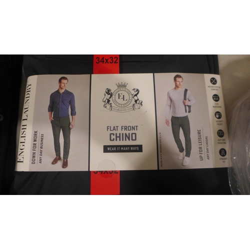 6259 - Quantity of mixed branded clothing to include, DKNY, Wrangler, Lee, English Laundry, etc. various si... 