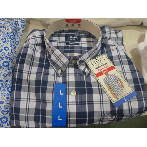 6263 - A quantity of men's tops to include Penguin, Crew Clothing, shirts, etc. various sizes (336-73003) *... 