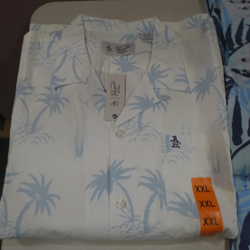 6267 - Quantity of Penguin Hawaiian style shirts, various sizes (332-85008) *This lot is subject to Vat