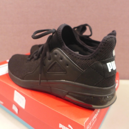 6276 - Puma Electron Street C black trainer, size UK8 (336-73003) *This lot is subject to Vat