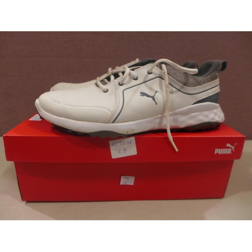 6277 - Puma Grip Fusion 2.0 white Golf trainers, size 11 (336-73003) *This lot is subject to Vat