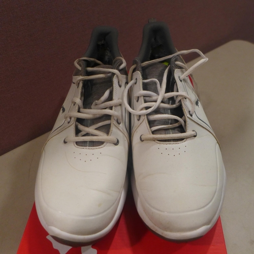 6277 - Puma Grip Fusion 2.0 white Golf trainers, size 11 (336-73003) *This lot is subject to Vat