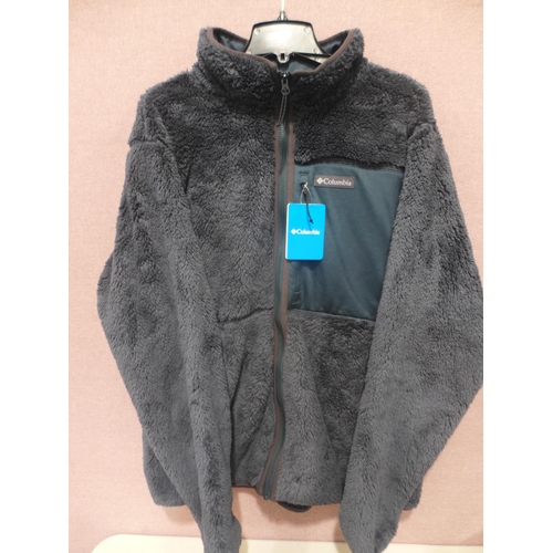 6331 - 2 x Columbia fleece jackets in night shadow, size XL (332-85005) *This lot is subject to Vat