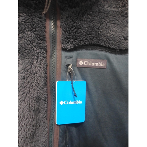 6331 - 2 x Columbia fleece jackets in night shadow, size XL (332-85005) *This lot is subject to Vat