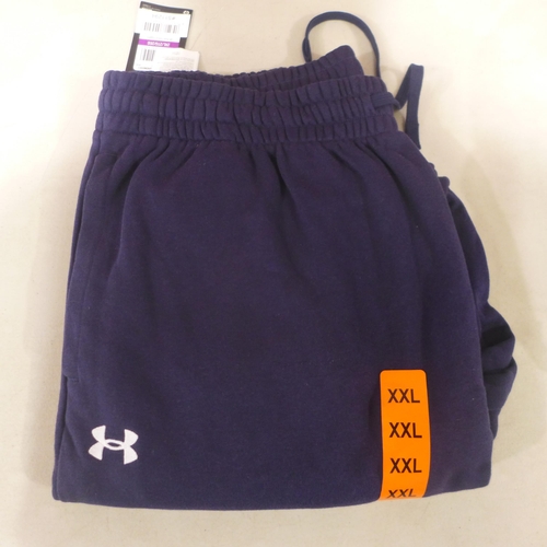 6332 - 3 x Under Armour men's joggers in blue, size XXL (332-85005) *This lot is subject to Vat