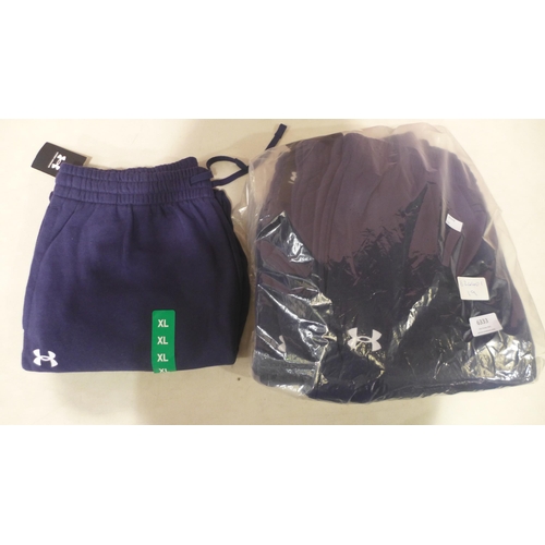 6333 - 4 x Under Armour men's joggers in blue, size XL (332-85005) *This lot is subject to Vat