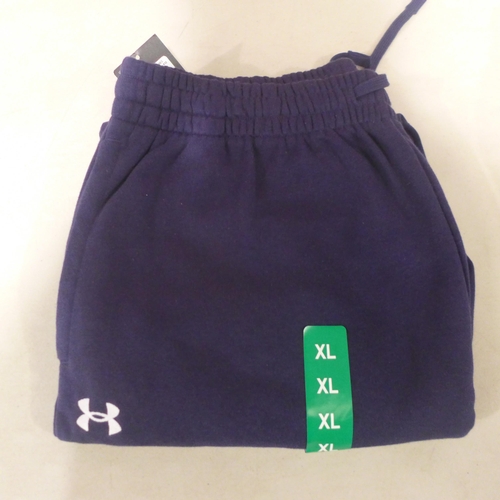 6334 - 4 x Under Armour men's joggers in blue, size XL (332-85005) *This lot is subject to Vat