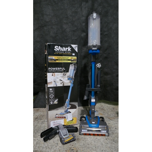 6230 - Shark Corded Stick Vacuum Cleaner with accessories and box  - model no - Hz400Ukt, Original RRP £149... 