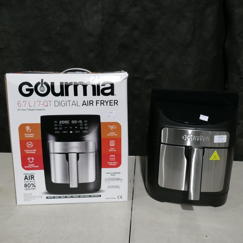 6232 - Gourmia Air Fryer 7Qt with box   (337-244) *This lot is subject to Vat