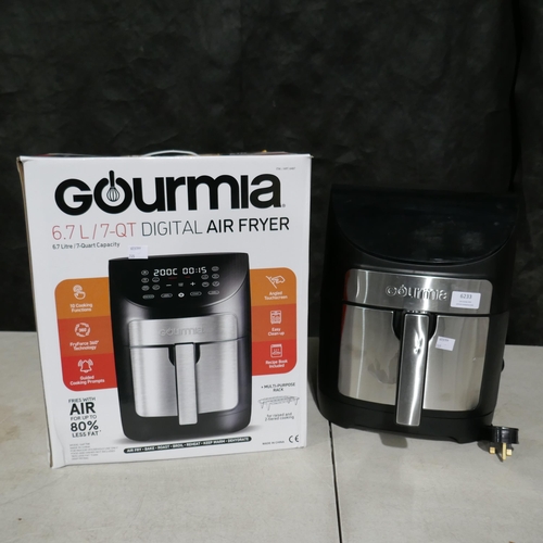 6233 - Gourmia Air Fryer 7Qt with box  (337-245) *This lot is subject to Vat