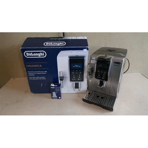 6003 - Delonghi Dinamica Bean To Cup Coffee Machine with box (model no:Ecam350.35.Sb)  Original RRP £379.99... 