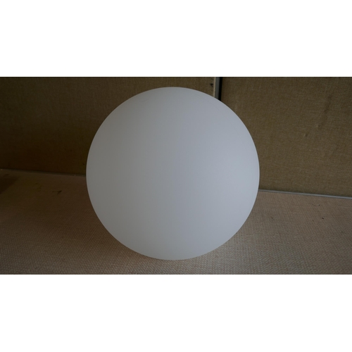 6025 - 30Cm Gloglobe Sphere Led Pool Light with remote and box  (337-38) *This lot is subject to Vat