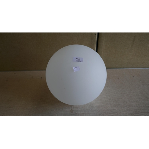 6026 - 30Cm Gloglobe Sphere Led Pool Light  (337-39) *This lot is subject to Vat