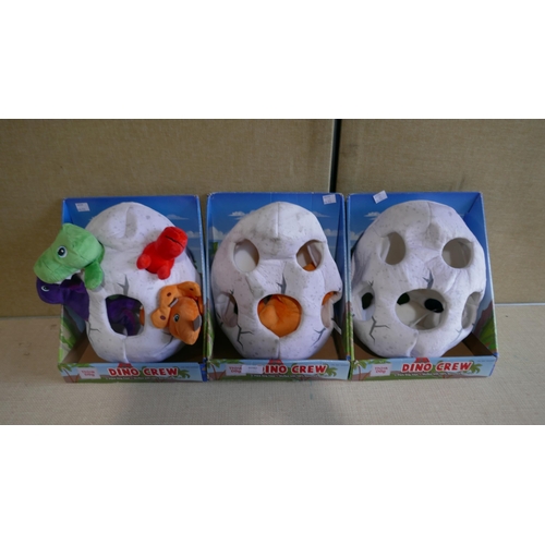 6040 - Dino Crew Dog Toy 6 Pack   (337-508-510) *This lot is subject to Vat