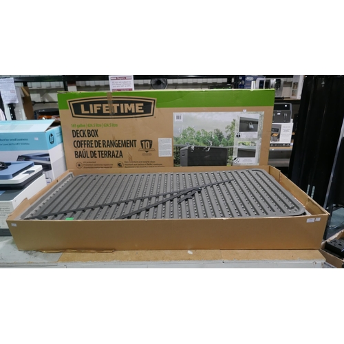 6049 - Lifetime Modern 165 Gallon Deck Box, Original RRP £119.99 + Vat (337-320) *This lot is subject to Va... 