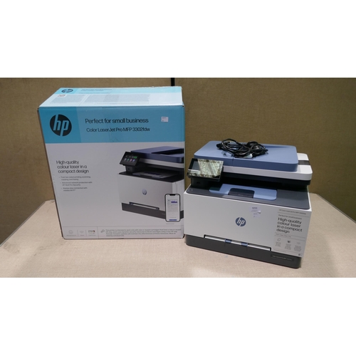 6050 - Hp Color Laserjet Pro Printer with box and power lead (model no: Mfp3302Fdw) Original RRP £349.99 + ... 