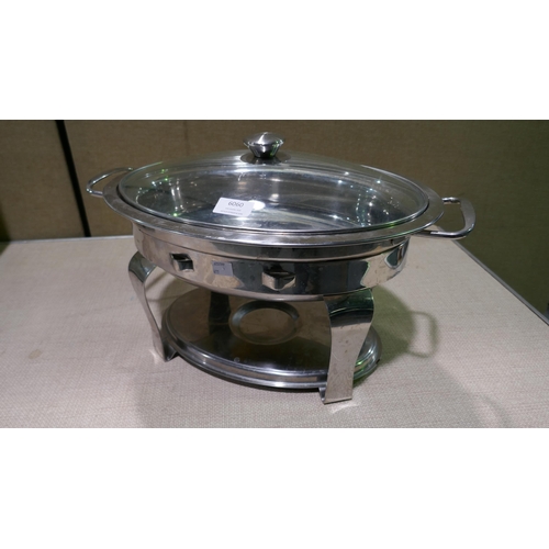 6060 - Tramontina Oval Chafing Dish (3.9L)  (337-417) *This lot is subject to Vat