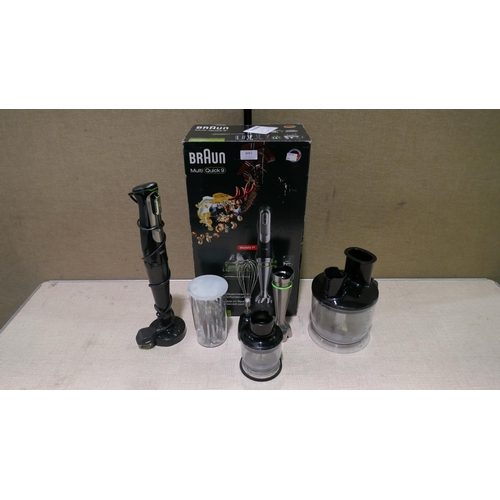 6061 - Braun Multiquick 9 Hand Blender with box (337-393) *This lot is subject to Vat