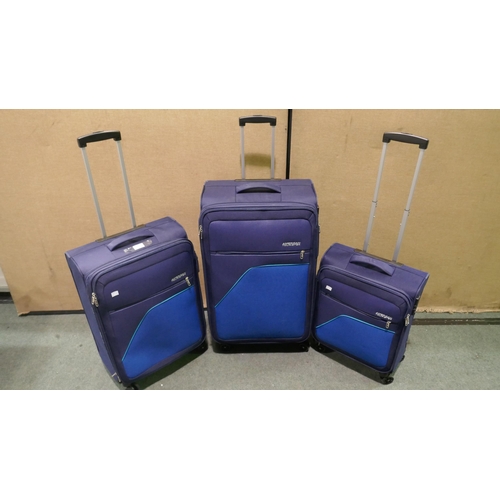 6070 - American Tourister 3 Piece Softside Luggage Cases, Original RRP £164.99 + Vat (337-293) *This lot is... 