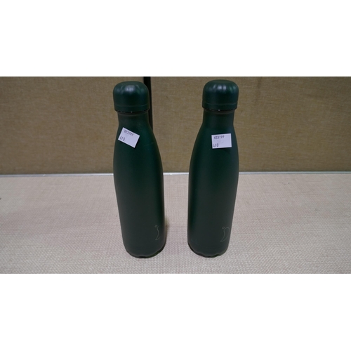 6079 - Two Chilly's 500Ml Green Bottles (337-410) *This lot is subject to Vat