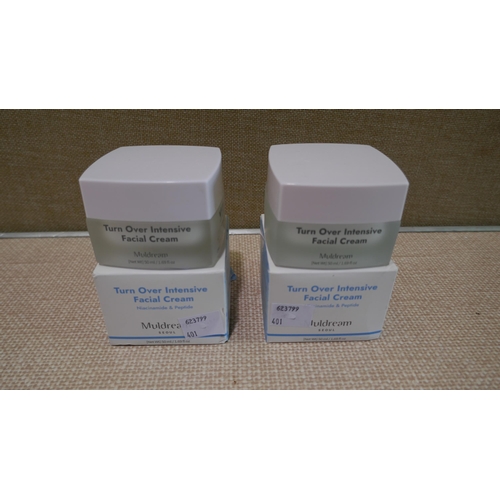 6104 - Two 50Ml Muldream Turn Over Intesive Facial Cream Pots        (337-401) *This lot is subject to Vat