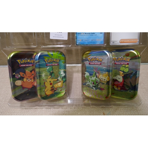 6112 - Pokemon Mini Tins (337-418) *This lot is subject to Vat