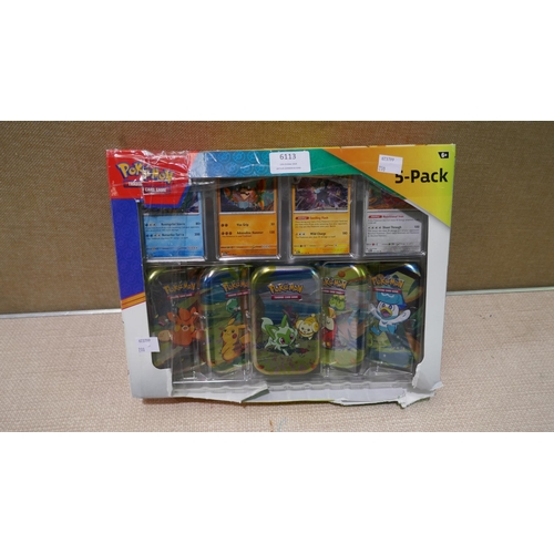 6113 - Pokemon Mini Tins (337-200) *This lot is subject to Vat