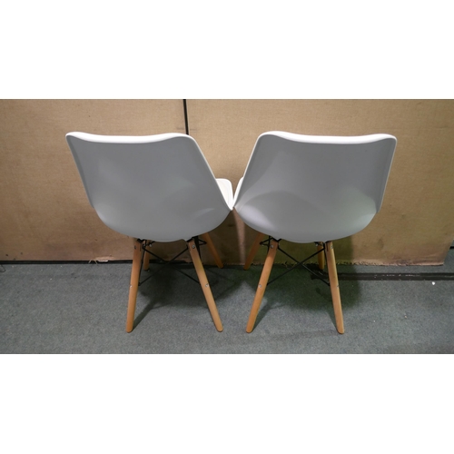 6286 - Pair Of White Eiffel Chair  (337-18) *This lot is subject to Vat