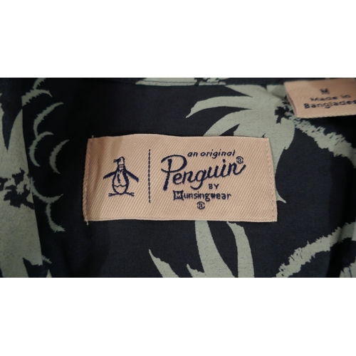 6314 - Quantity of Penguin Hawaiian style blue shirts, various sizes (332-85008) *This lot is subject to Va... 