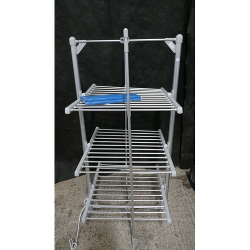 6343 - Vybra 3 Tier Electric Airer - Model Vs001-36R   (337-188) *This lot is subject to Vat