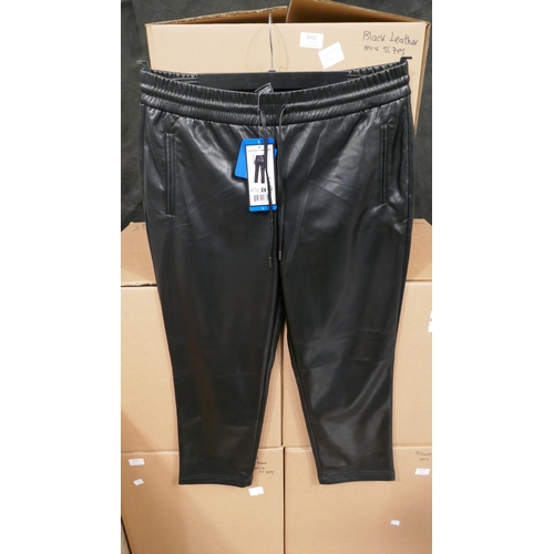 6350 - 20 x Hilary Radley faux leather trousers in black , various sizes (332-85008) *This lot is subject t... 