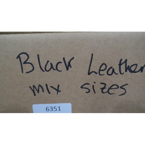 6351 - 20 x Hilary Radley faux leather trousers in black , various sizes (332-85008) *This lot is subject t... 