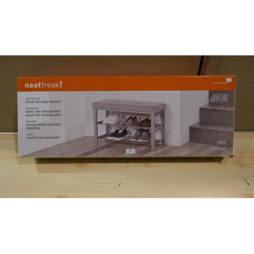 6360 - Neatfreak Shoe Storage Bench  (337-288) *This lot is subject to Vat