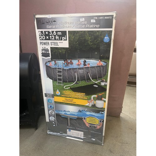 3180 - Platinum 20Ft Steel Pool 20  X 12' X 48, Original RRP £524.99 + Vat (4209-6) *This lot is subject to... 