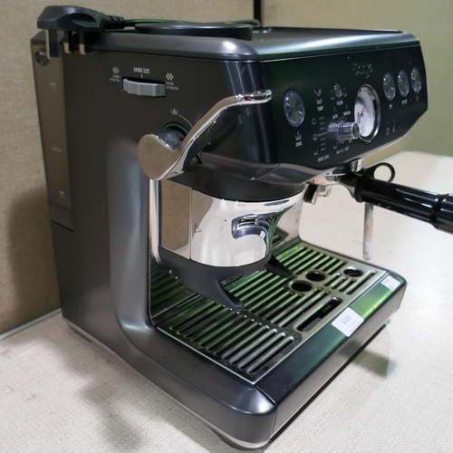 6131 - Sage Barista Impress Coffee Machine (Missing Hopper)  (model no:   Ses876Bst4Guk1) Original RRP £539... 