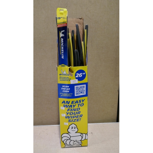 6136 - Large Quantity of Michelin Wiper Blades (337-464,468-484) *This lot is subject to Vat