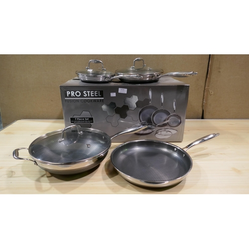 6159 - Pro Steel Cookware Pans, Original RRP £269.99 + Vat (337-380) *This lot is subject to Vat