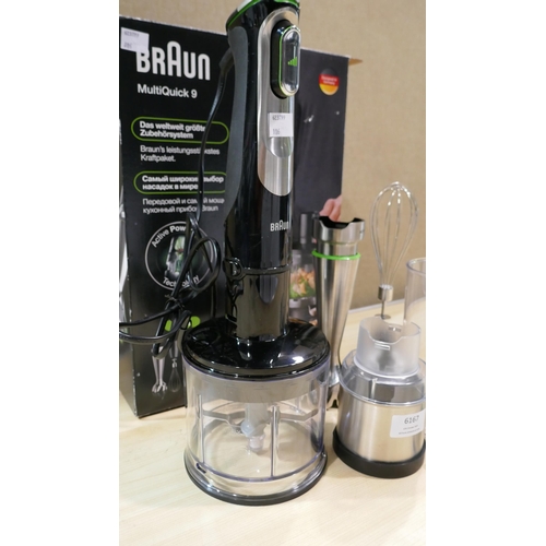 6167 - Braun Hand Blender with box (model no: Mq9138Xi)     (337-106) *This lot is subject to Vat