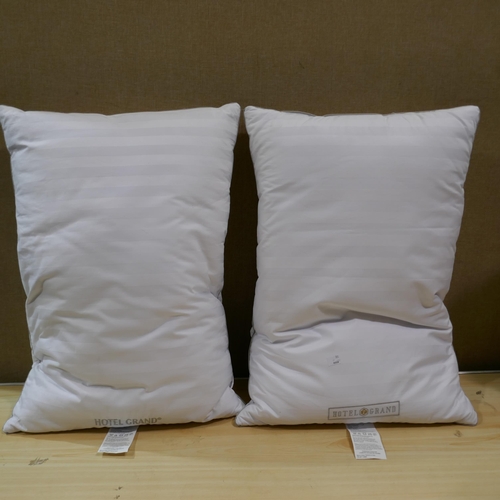 6180 - Two Hotel Grand Jumbo Down Pillows (332-555) *This lot is subject to Vat