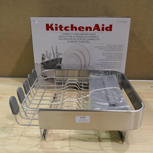 6186 - KitchenAid Compact Dishrack with Box   (337-112) *This lot is subject to Vat