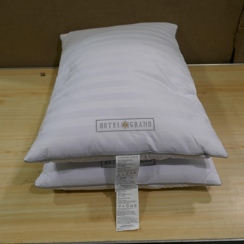 6188 - Two Hotel Grand Jumbo Down Pillows (332-557) *This lot is subject to Vat