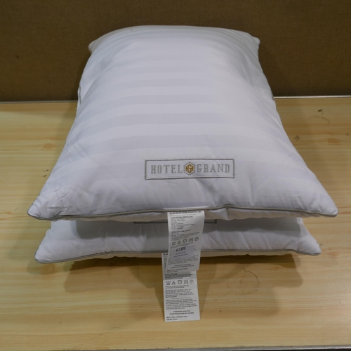 6189 - Two Hotel Grand Jumbo Down Pillows (332-558) *This lot is subject to Vat