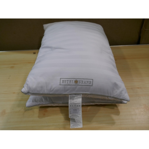 6191 - Two Hotel Grand Jumbo Down Pillows (332-560) *This lot is subject to Vat