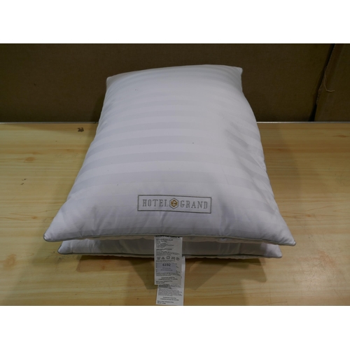 6192 - Two Hotel Grand Jumbo Down Pillows (332-561) *This lot is subject to Vat